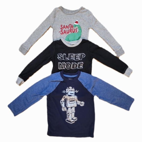 3T Long Sleeve Baby/Toddler Top Bundle, Pre-Owned, Clean, Cotton/Cotton Blend - Picture 1 of 5